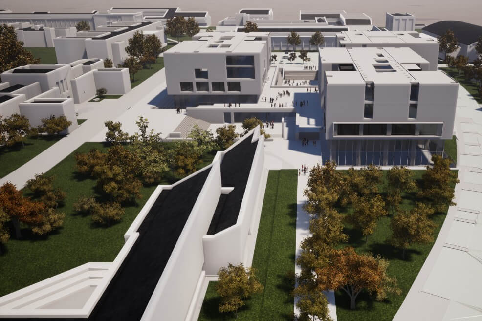 Diseño ganador para la construcción de la Facultad de Artes de la U. Nacional. / Cortesía.