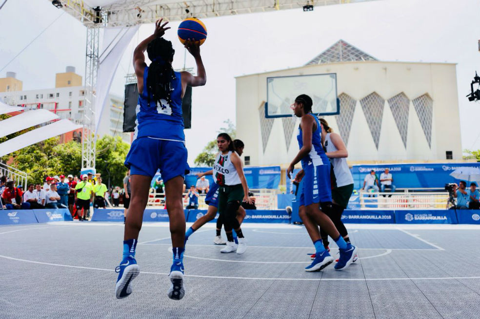 Baloncesto 3x3 se jugará hasta el sábado 28 de julio en los Juegos Centroamericanos y del Caribe en Barranquilla. / Cortesía