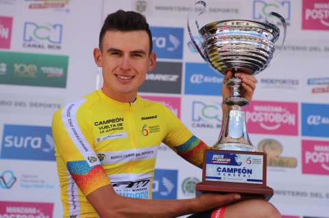 Germán Gómez, promesa del ciclismo colombiano, correrá el World Tour