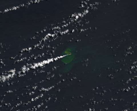 Una nueva isla acaba de “nacer” en el Océano Pacífico