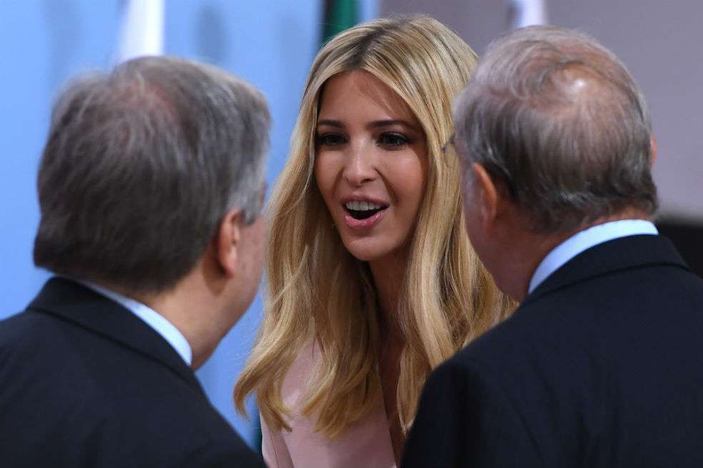 Ivanka Trump durante la cumbre del G20 en Hamburgo (Alemania). / AFP