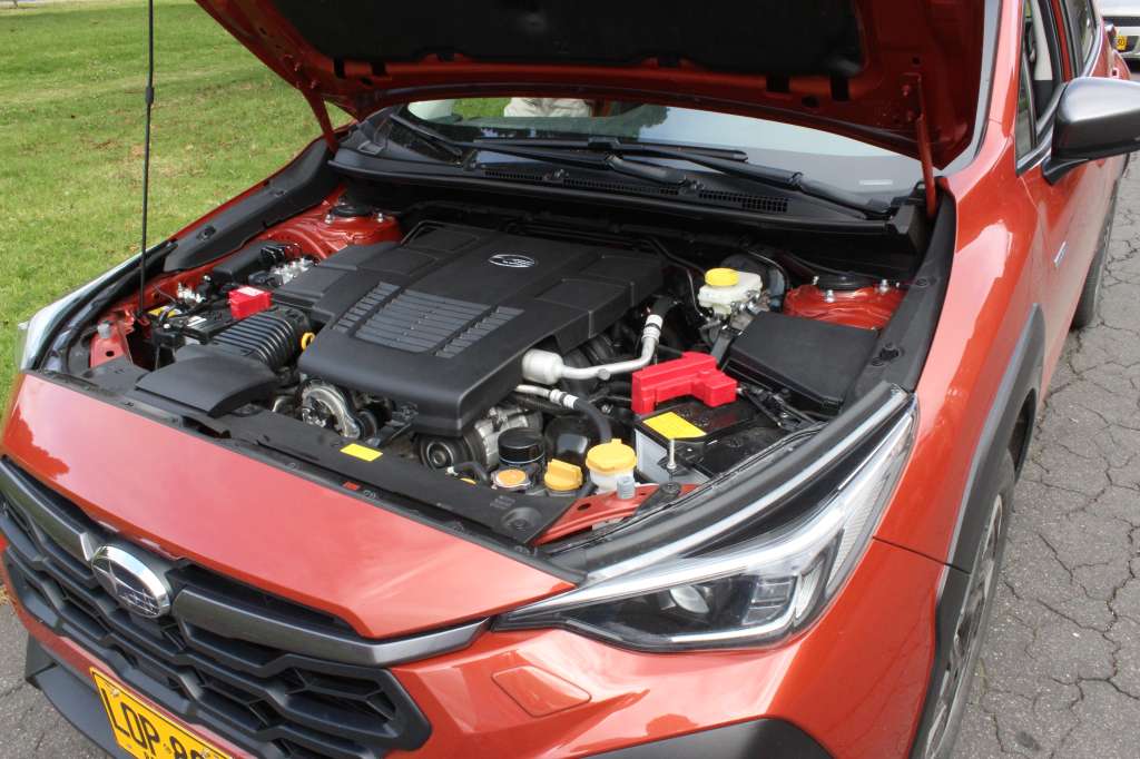 Subaru Crosstrek funciona con un motor de dos litros que se acopla a una caja automática de siete marchas.