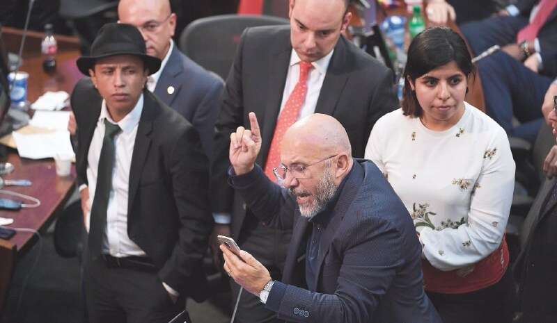 Para el senador Roy Barreras, las reformas política y a la justicia ya están prácticamente hundidas.  / Mauricio Alvarado