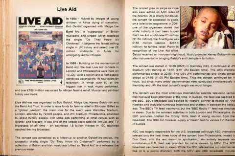 "Live Aid", el concierto que originó el Día Mundial del Rock