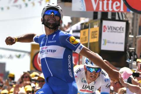 Fernando Gaviria: "Ser líder del Tour es algo con lo que sueñan todos"