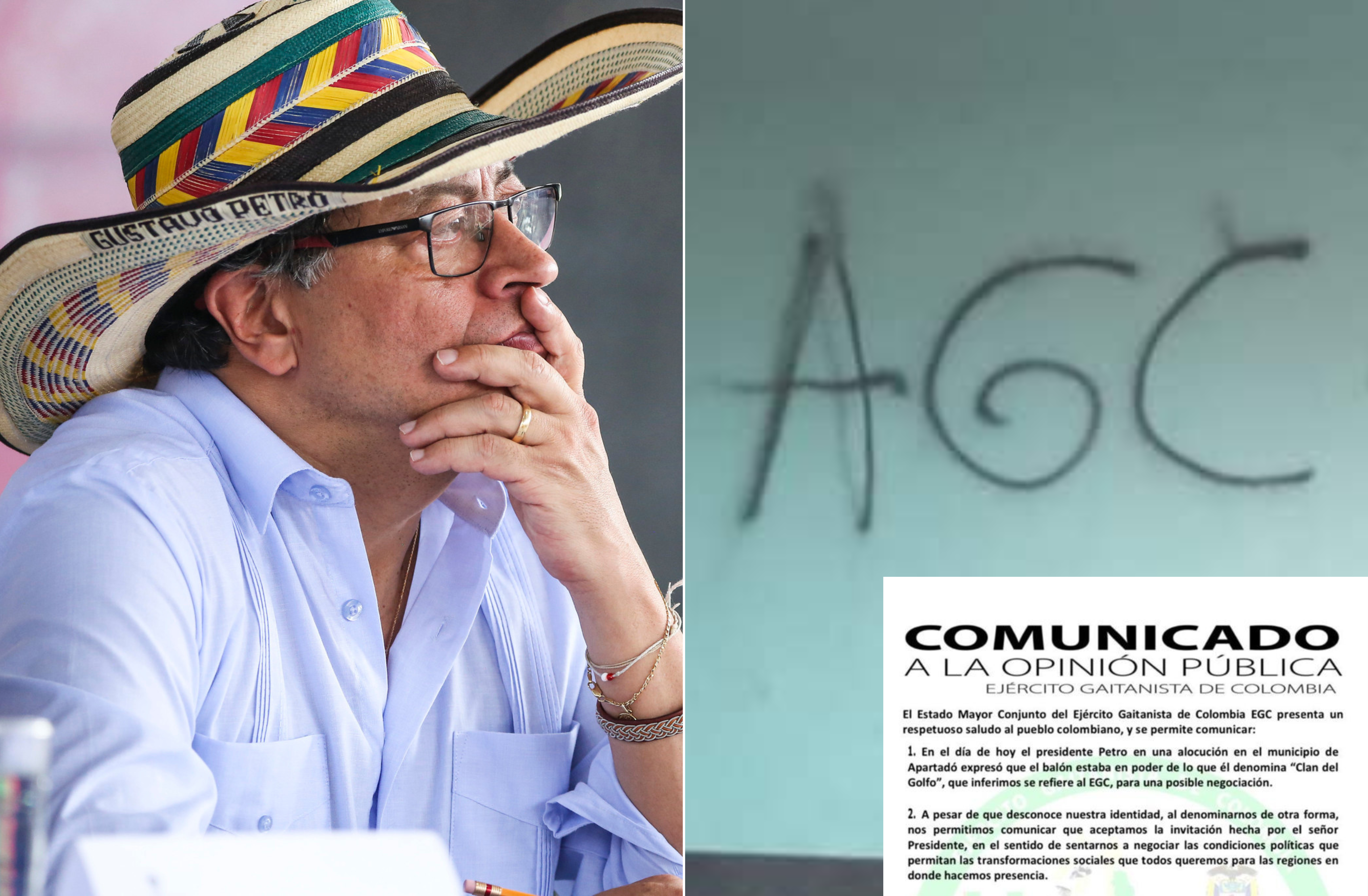 Desde Apartadó, Antioquia, el presidente Petro dijo que le planteará a la nueva fiscal general, Luz Adriana Camargo, los caminos para un “acogimiento a la justicia” del Clan del Golfo.