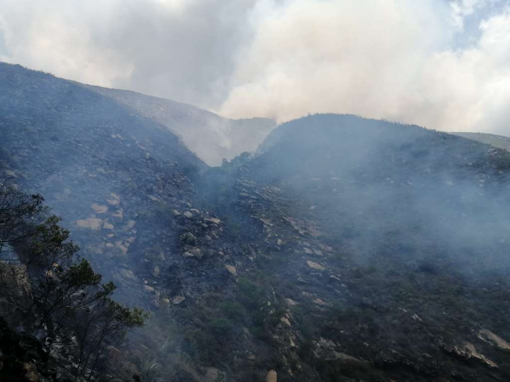 Incendio forestal Villa de Leyva