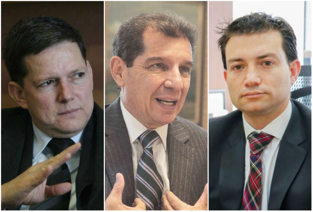 Wilson Ruiz, José Félix Lafaurie y Carlos Felipe Córdoba. / Archivo