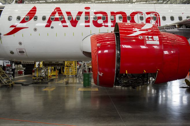 Avión de Avianca.