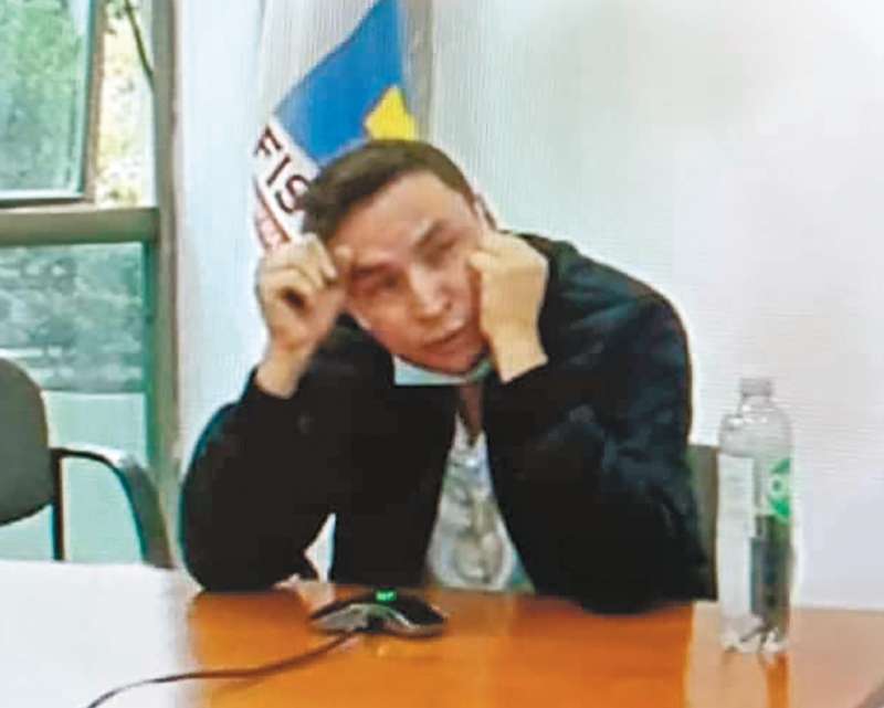 Jhonier Leal se encuentra recluido en la cárcel La Picota, a donde fue trasladado a finales de abril pasado. / Fiscalía