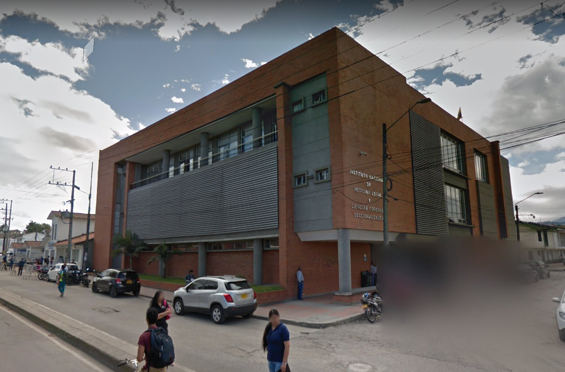 Sede de Medicina Legal en Popayán.