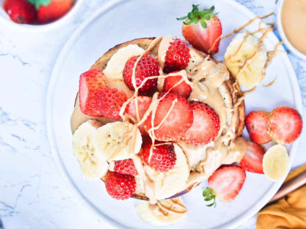 Así se ven los pancakes libres de gluten.