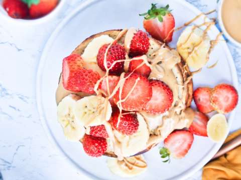 Receta: prepara pancakes de chocolate para el desayuno