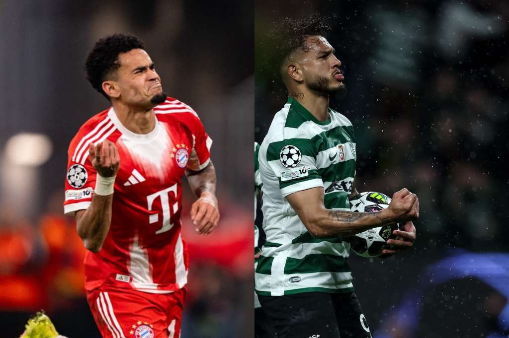 Luis Díaz y Luis Javier Suárez, las dos figuras colombianas en la Champions League.