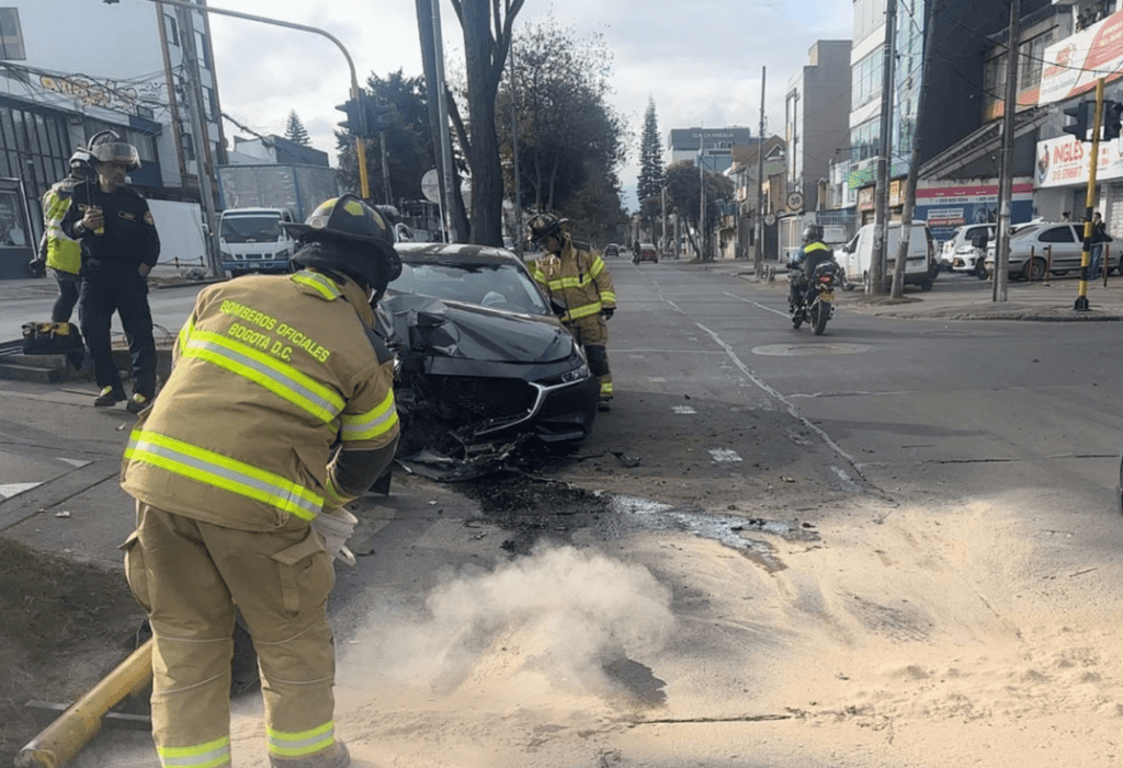 Accidente en la avenida Esperanza.