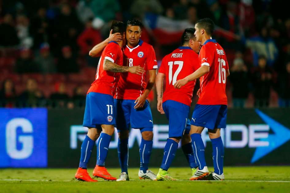 Selección de Chile. Foto:AFP