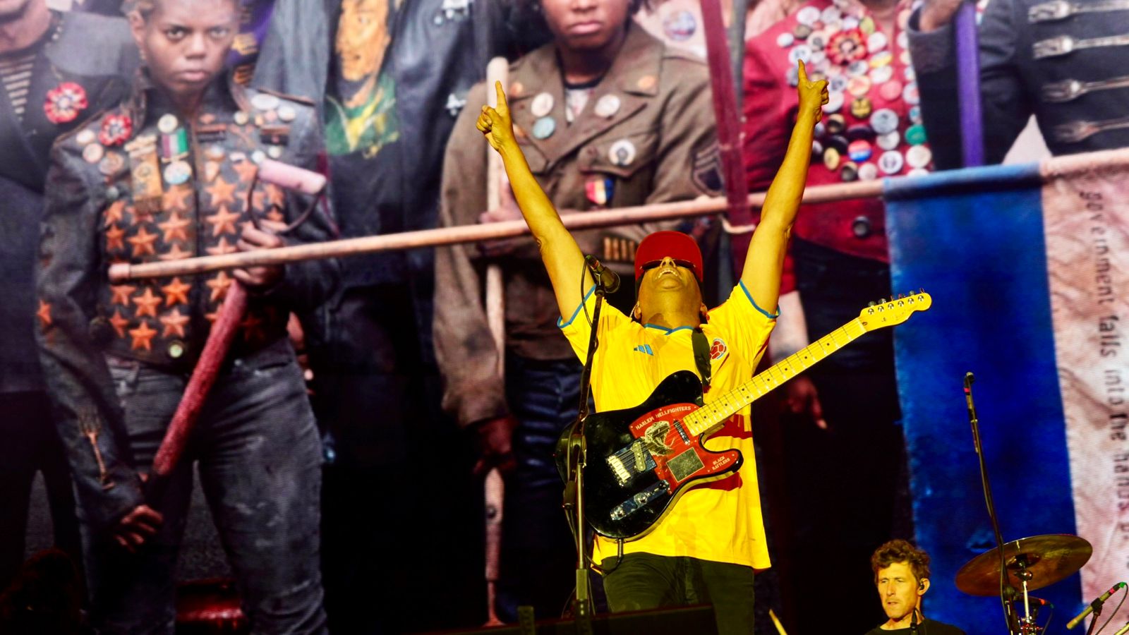 El guitarrista Tom Morello se presentó en el escenario principal del festival este sábado 21 de marzo.