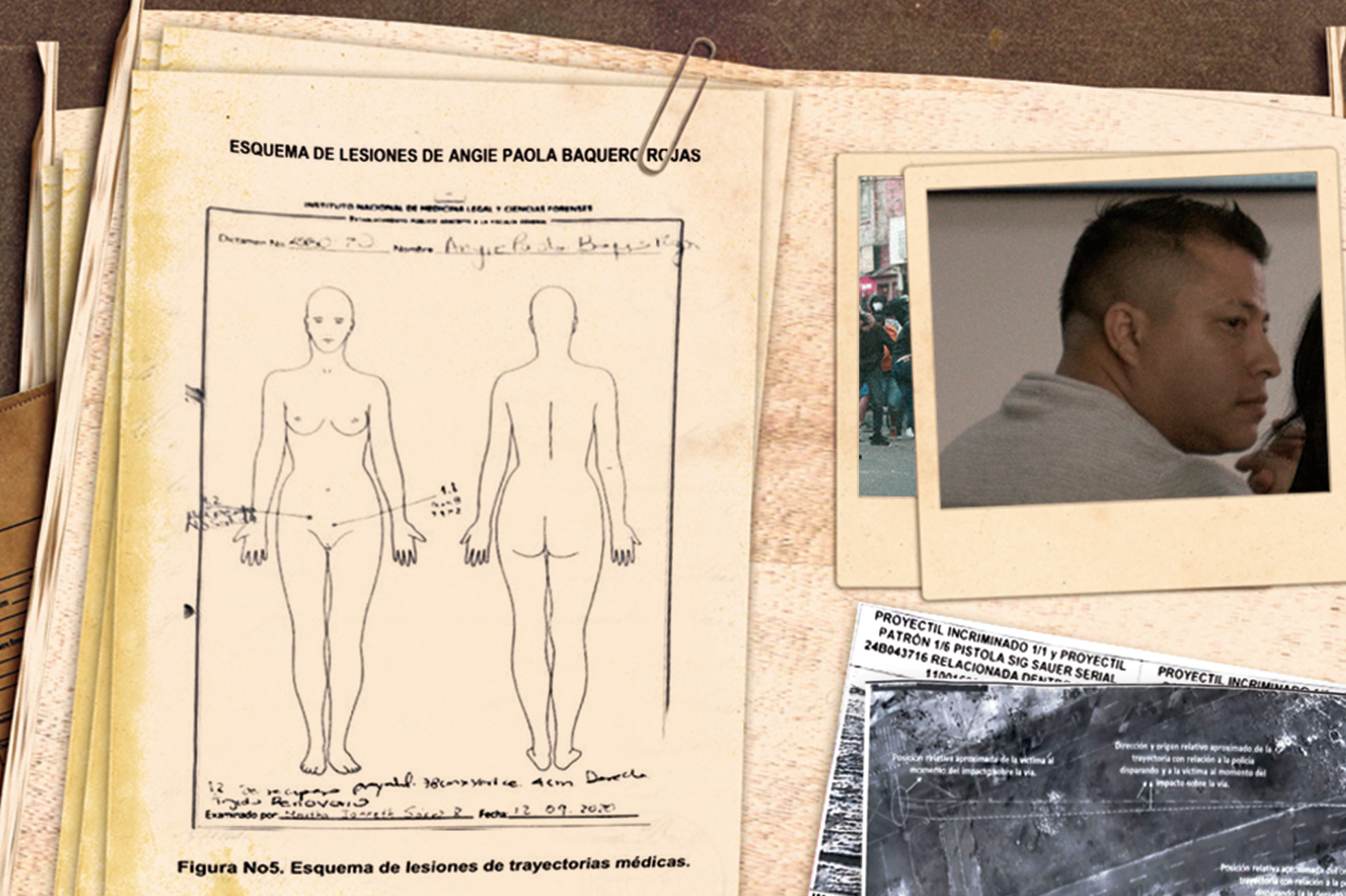 Angie Baquero fue asesinada a causa de un disparo por arma de fuego. El único sospechoso, para la Fiscalía, es el patrullero Jorge Andrés Lasso Valencia.