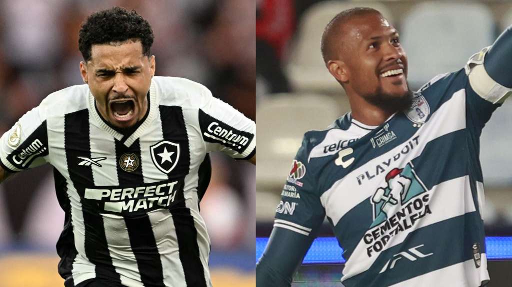 Gregore de Botafogo vs. Salomón Rondón de Pachuca.