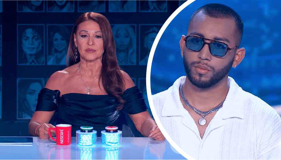Amparo Grisales y el imitador de Manuel Turizo en la décima temporada de 'Yo me llamo'.