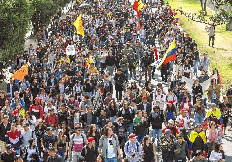 A partir del 21 de noviembre de 2019 comenzaron las duras jornadas de protestas en todo el país, lideradas por los estudiantes. / Mauricio Alvarado