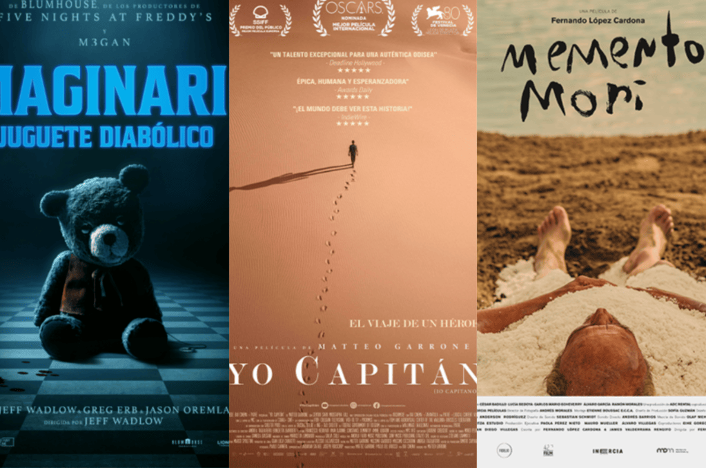 La película de terror "Imaginario: Juguete Diabólico", la cinta italiana "Yo capitán" y la colombiana "Memento Mori" hacen parte de los estrenos de este jueves.