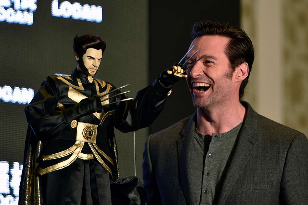 Hugh Jackman en el estreno de "Logan". / AFP