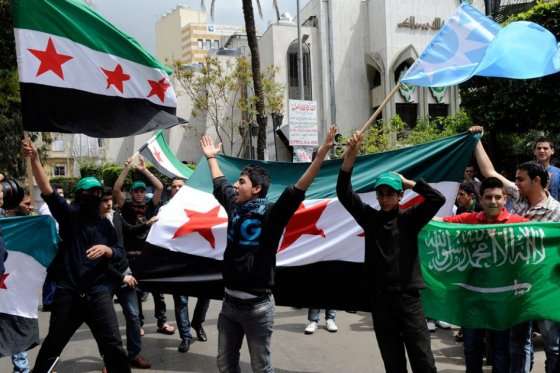 Integrantes de la oposición siria/ EFE