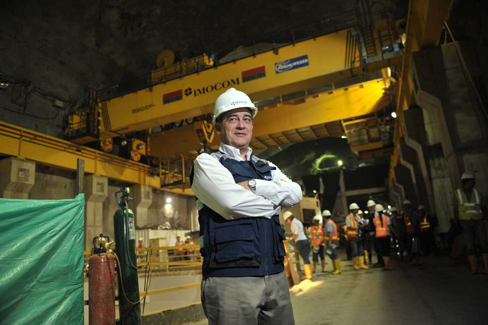 Luis Fernando Rico cumplió su tarea de construir el embalse más grande del país. La capacidad instalada es de 820 megavatios. / Andrés Torres