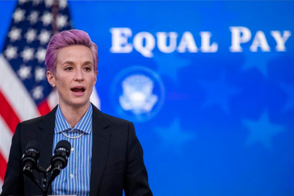 Megan Rapinoe, referente del fútbol femenino mundial.