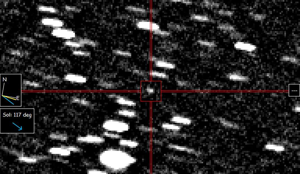 David Rankin, ingeniero del Catalina Sky Survey de la Universidad de Arizona, capturó el pasado miércoles el cometa 3I/ATLAS, entonces identificado como A11pl3Z.