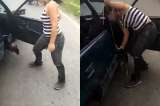 Nuevo caso de maltrato en Cali: una mujer arrastró a un cachorro desde un carro