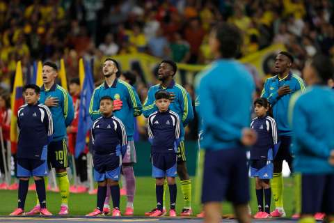 ¡Emocionante! Así se vivió el himno de Colombia en el partido contra Uzbekistán: video