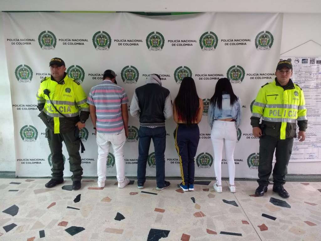 La banda operaba en las localidades de Kennedy y Bosa. / Secretaría de Seguridad.