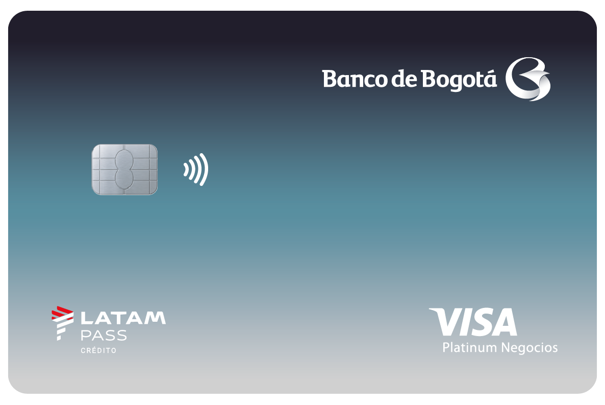 Tarjeta Visa Latam Business.
