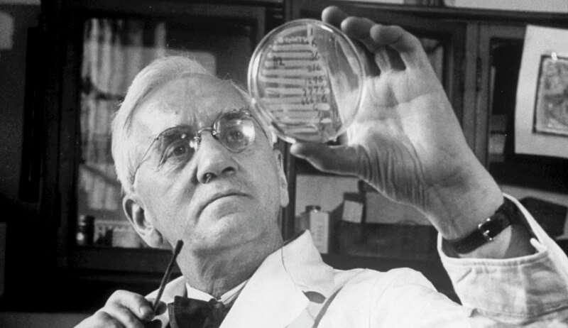  El científico británico Alexander Fleming descubrió la penicilina en 1928 . / Getty Images