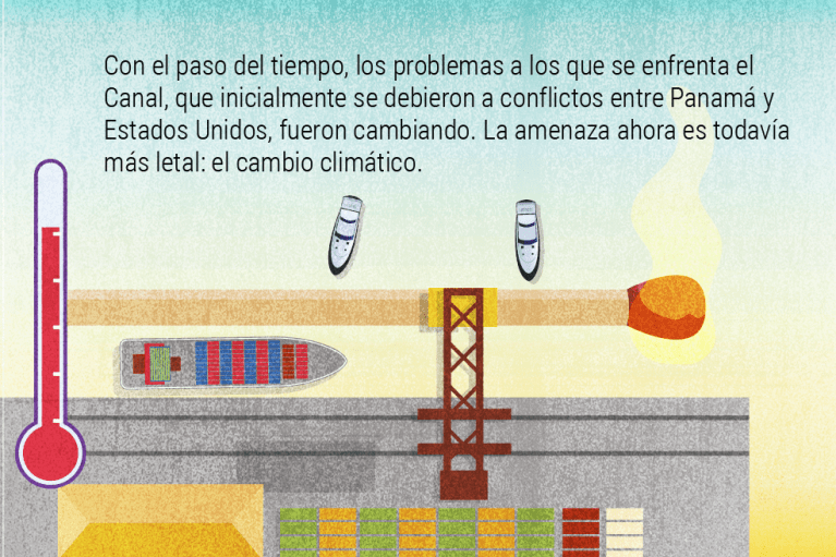 Panamá: un canal sin agua y la crisis climática al acecho.
