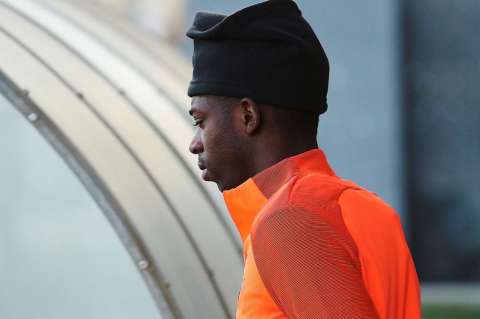Ousmane Dembelé, de vuelta a las prácticas del FC Barcelona