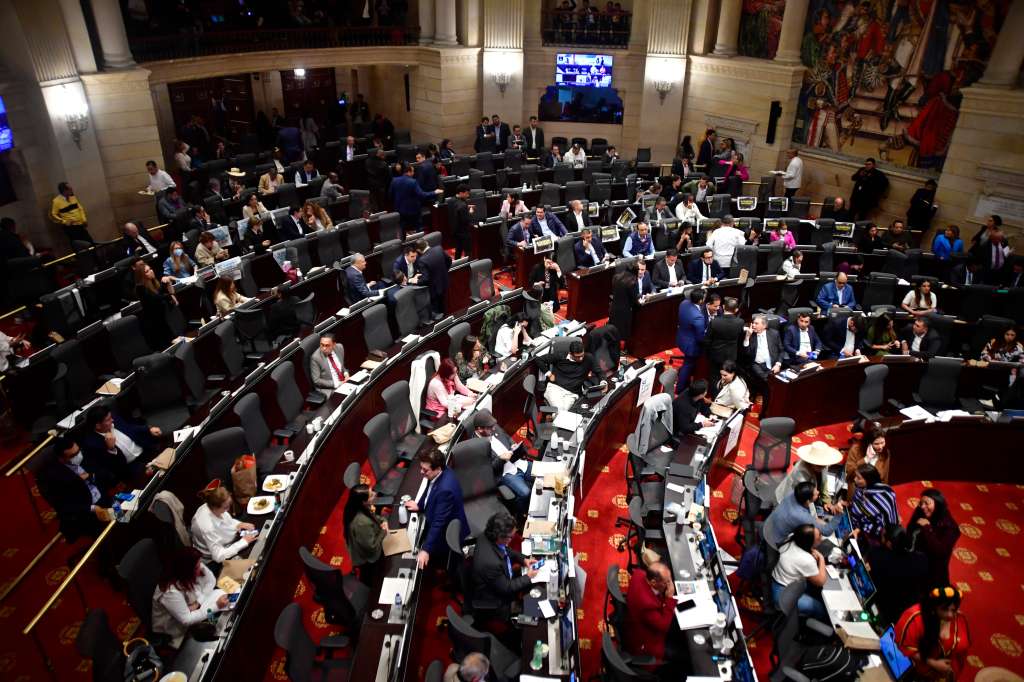 Debate de esta reforma en el Congreso de la República