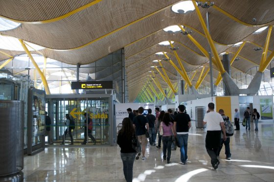 Aeropuerto de Barajas en Madrid