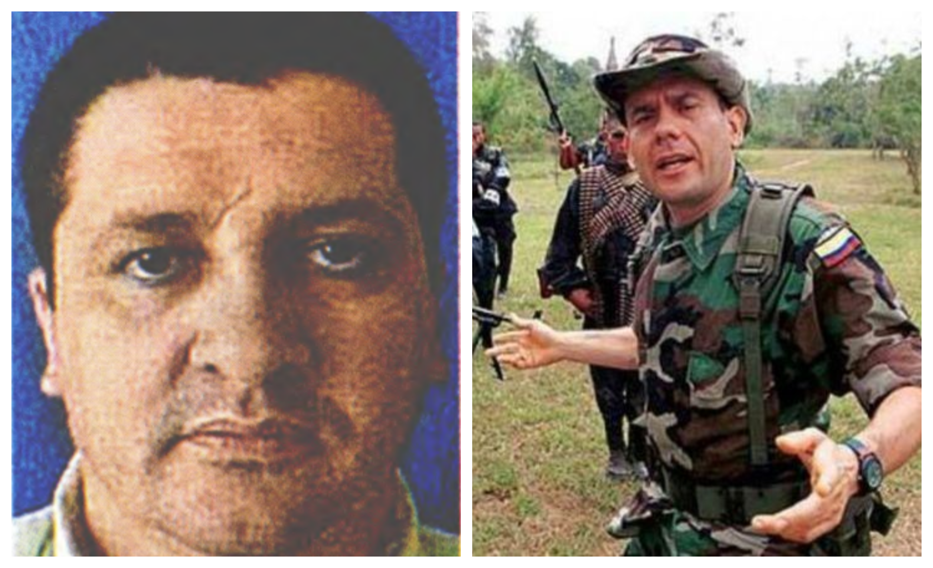 Jacinto Alberto Soto, alias Lucas, administrador de recursos de la 'Casa Castaño' (izquierda). Carlos Castaño, uno de los máximos jefes del paramilitarismo en Colombia, muerto en 2004 (derecha).