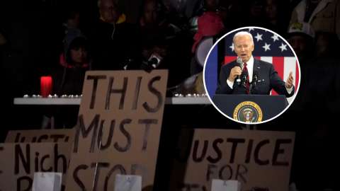 Biden pide calma por muerte de un afroamericano a manos de la Policía