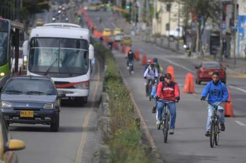 ¿En qué sectores de Bogotá se implementaron los nuevos pilotos de ciclorrutas?