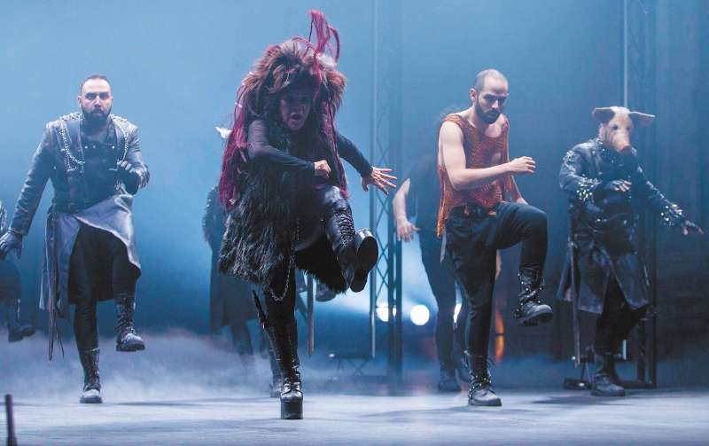 “Macbeth”, del director colombiano Pedro Salazar, se presentó en el escenario de la Antigua Universidad Renacentista en Almagro (España). / Cortesía Festival Internacional de Teatro Clásico de Almagro.