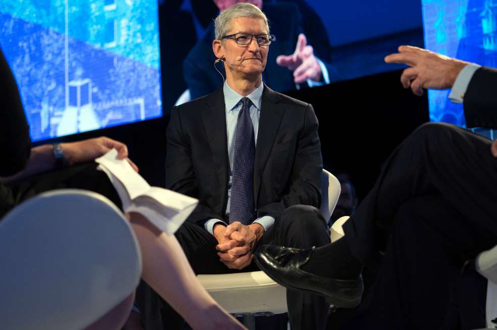 Tim Cook, CEO de Apple. / Bloomberg