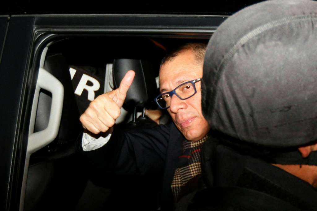 Jorge Glas, quien fue vicepresidente durante parte de los Gobiernos de Rafael Correa y Lenín Moreno, estuvo en la cárcel por una condena en un caso de asociación ilícita relacionada con el escándalo de sobornos de la constructora brasileña Odebrecht.