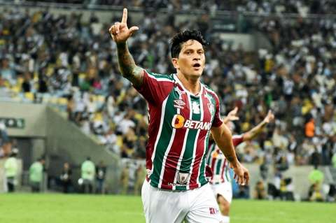 Video: el golazo por el que Germán Cano recibió un reconocimiento en Brasil
