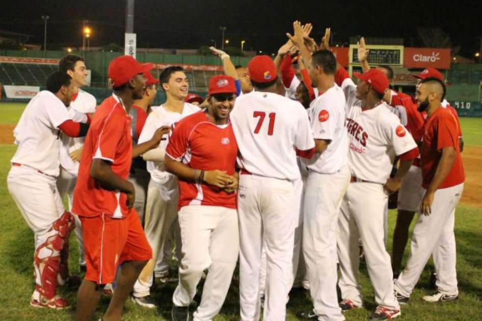 Tigres de Cartagena ganó los tres juegos de la serie de partidos contra Toros de Sincelejo. Foto: Copa Claro.