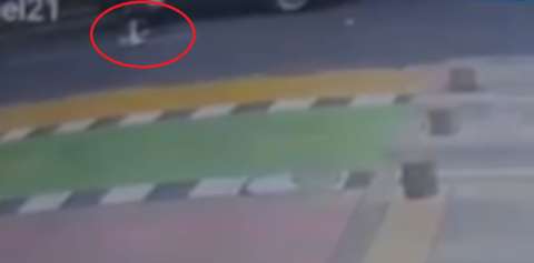 Ciclista fue arrollado en Bogotá y tras del hecho recibió un comparendo