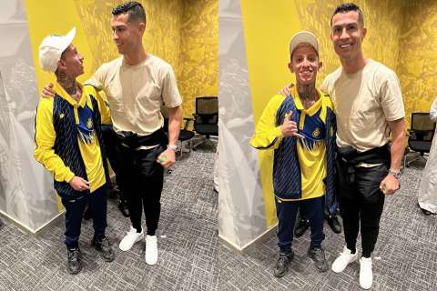 La Liendra reveló detalles de su encuentro con Cristiano Ronaldo en Arabia Saudita
